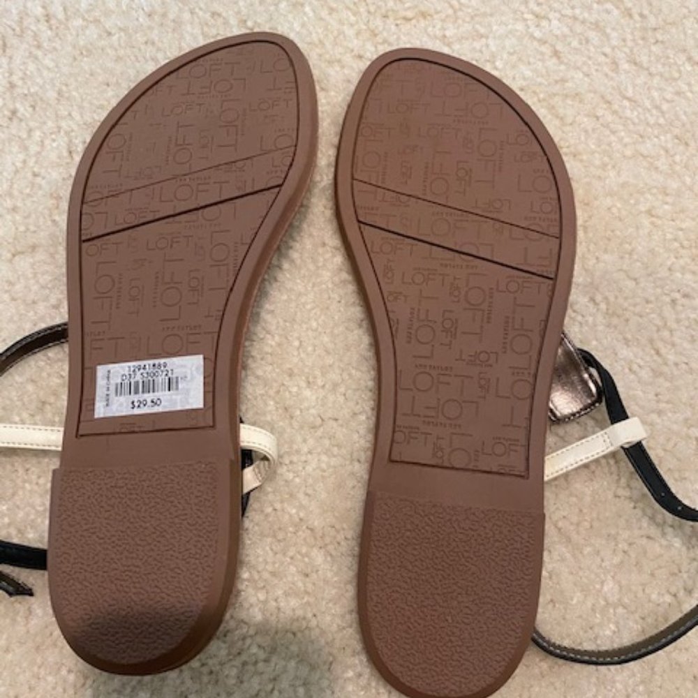 LOFT T-Strap Sandals - Picture 3 of 4